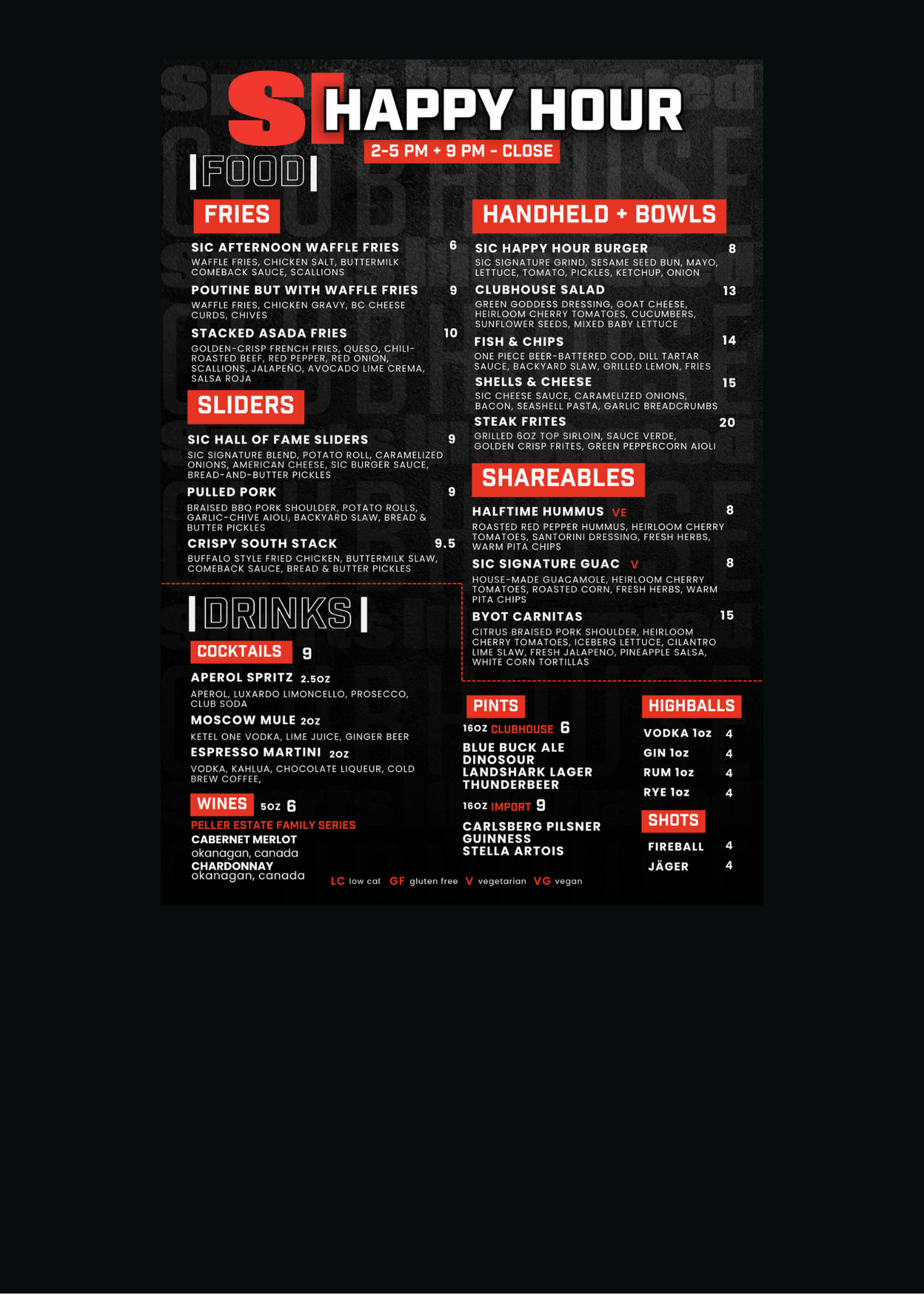 TODAY'S MENU